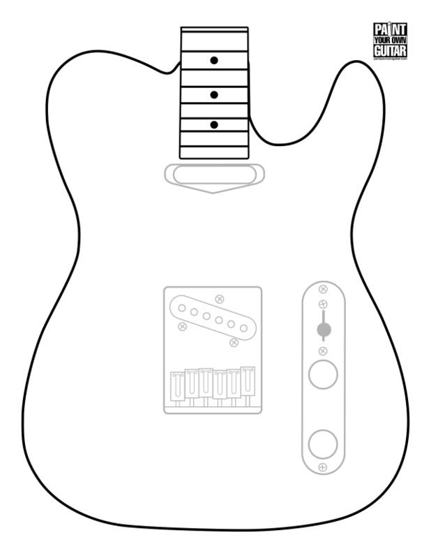 Fender Telecaster Body Template