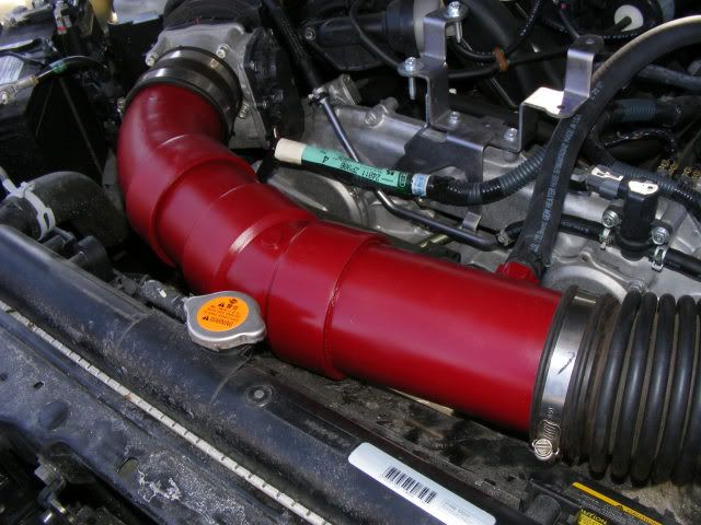 Home made cold intake for nissan titan #2