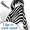 it's like a scrach and sniff