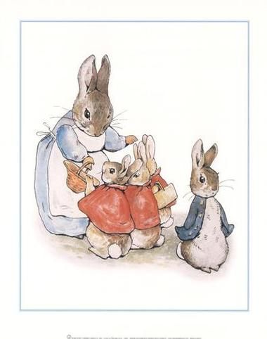 Mrs Rabbit and Family Pictures, Images and Photos