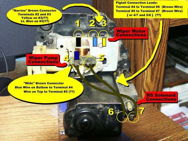 69 rs wiper motor wiring question - Team Camaro Tech