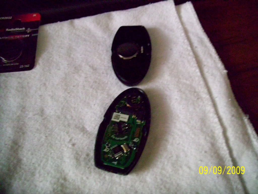 Nissan murano key fob battery replacement #2
