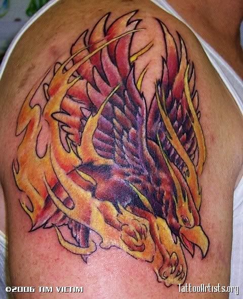 phoenix dragon tattoo