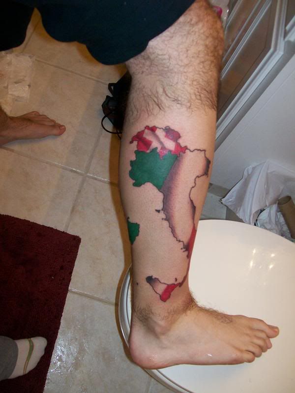 Tattoos Of Italy. italy and switzerland compass