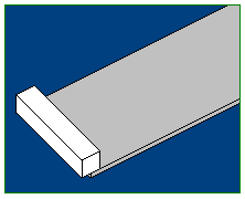 Build an HOn30 flatcar: End Sills (diagram)