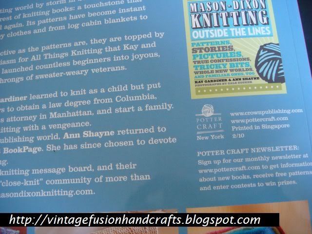 Knitting book printed in Singapore