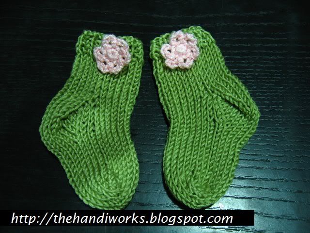 handknit baby socks knitting class singapore