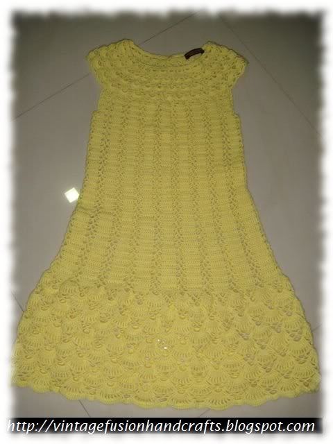 pretty kid sleeveless crochet tunic