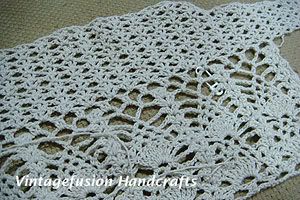 crochet sideways ladies blouse