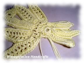 Irish crochet butterfly