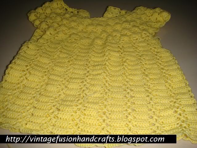 Singapore hand crochet dress pattern