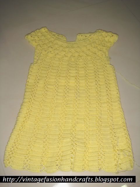 trendy chic hand crochet tunic summer dress