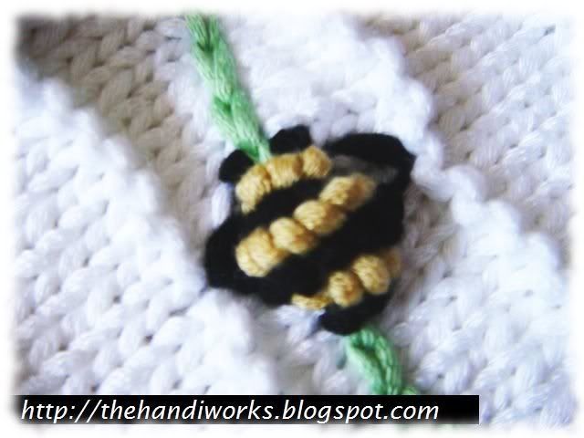 hand duplicate bee motif