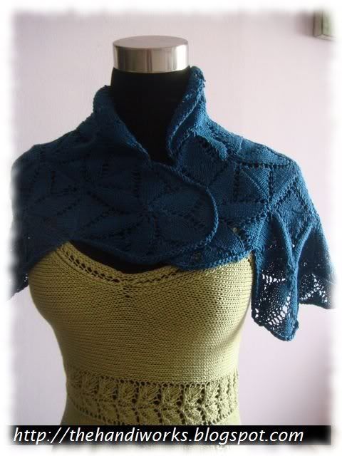 knit medallion capelet Norah Gaughan