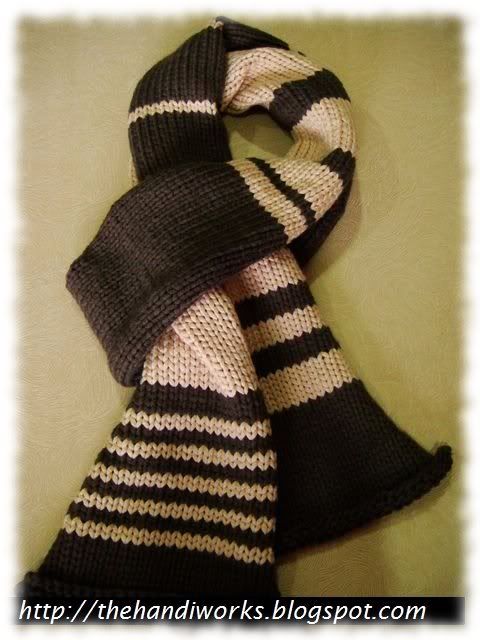 random striping knit