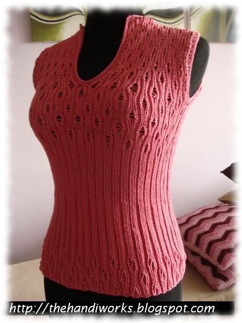 simple knitted summer top