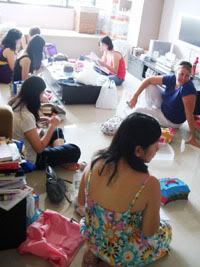 Singapore knitting group class