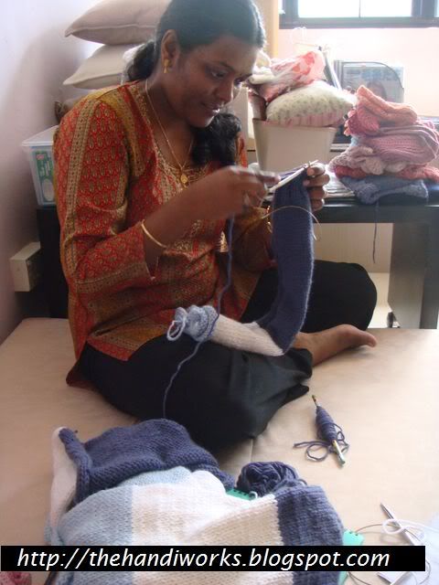 in knitting class in Singapore