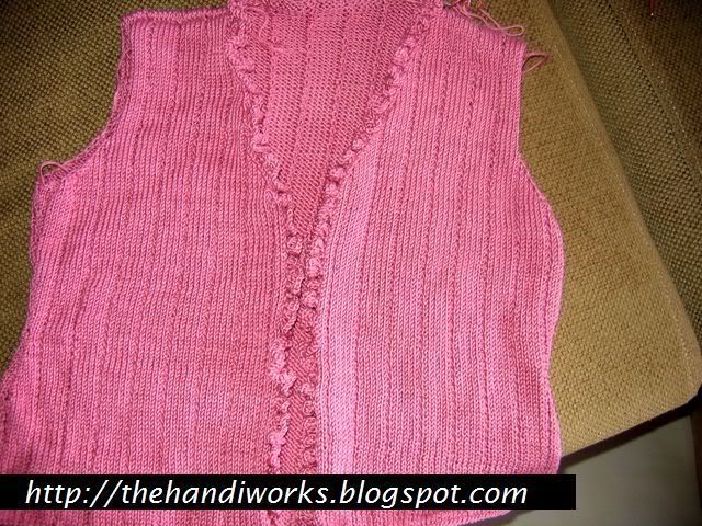 edging knitted frill