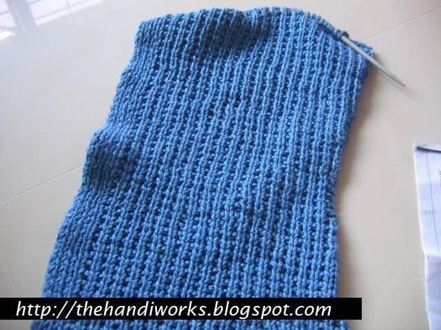 simple mistake rib jacket knit pattern