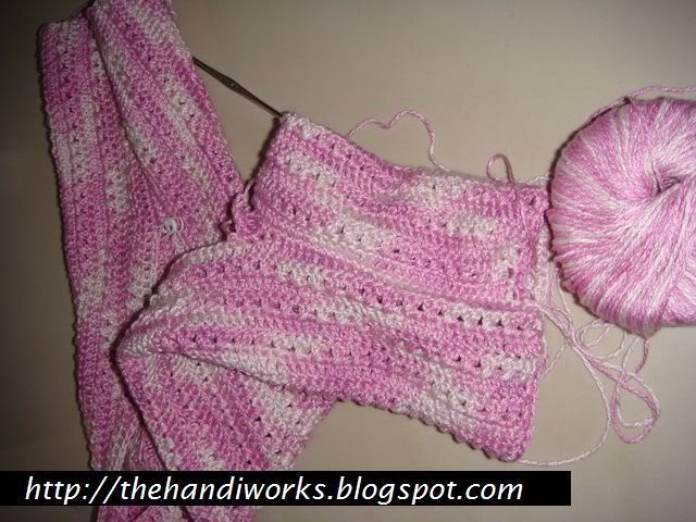 hand crochet basic toddler shrug