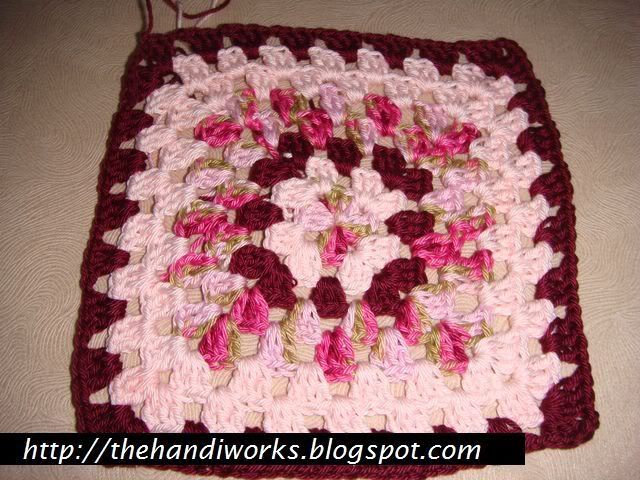 hand crochet cushion pattern