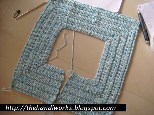 crochet square neck raglan top down pattern