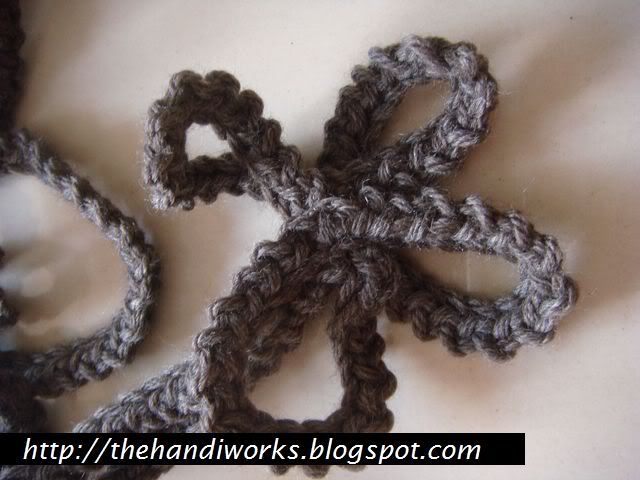 freeform crochet neck accessory