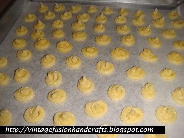 butter cookie swirl piping