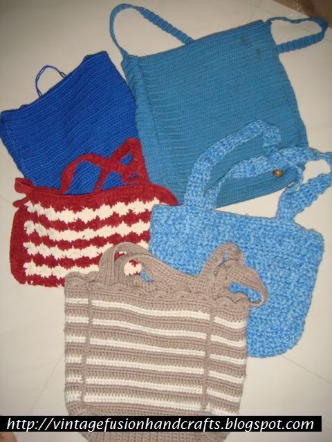 hand crocheted bags in Singapore