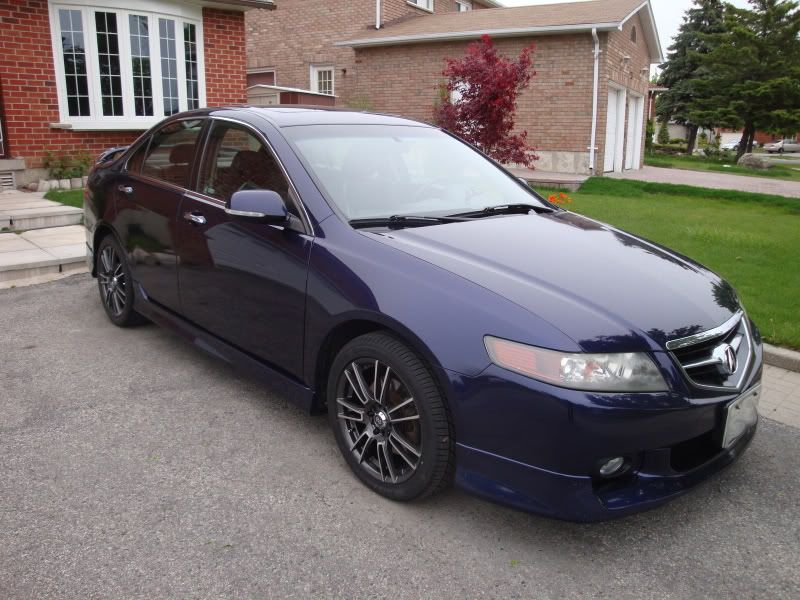 2004 Acura TSX with new wheels