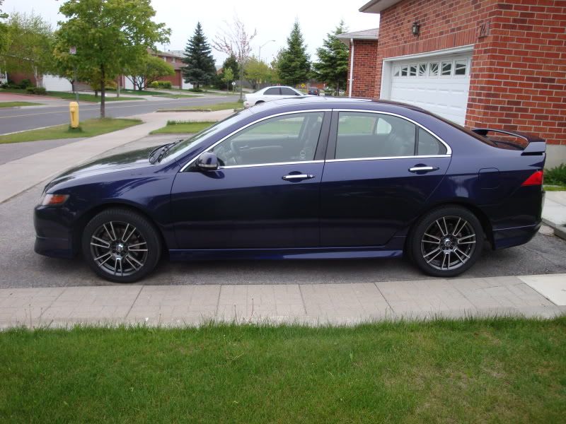 2004 Acura TSX with new wheels