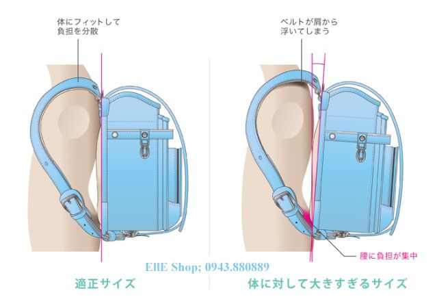 Cặp chống gù lưng dành học sinh của Nhật Bản (Made In Japan) giá tốt
