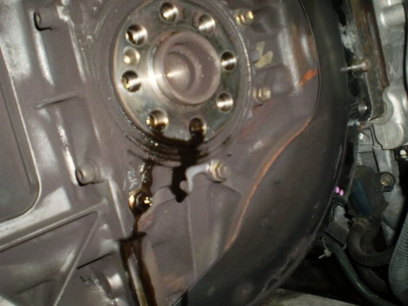 oil draining from flywheel bolt holes PICTURES MR2 Owners Club Forum