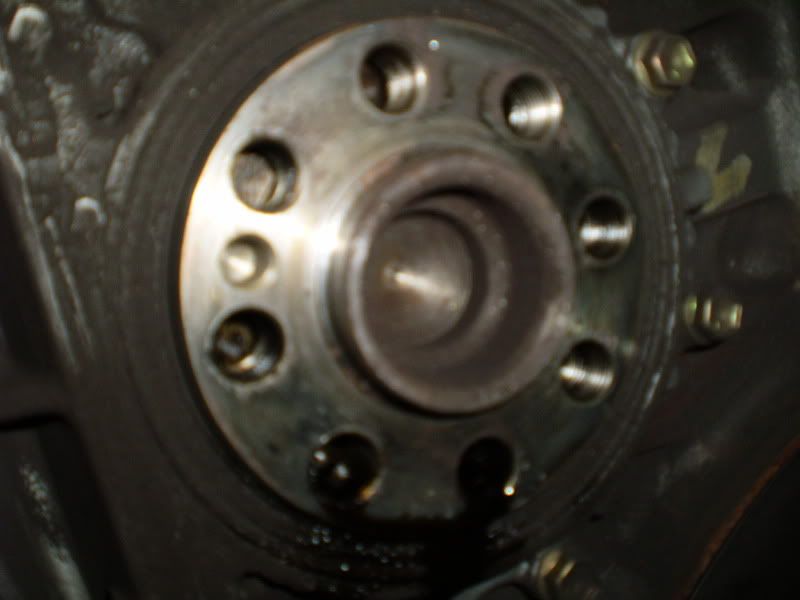 oil draining from flywheel bolt holes PICTURES MR2 Owners Club Forum