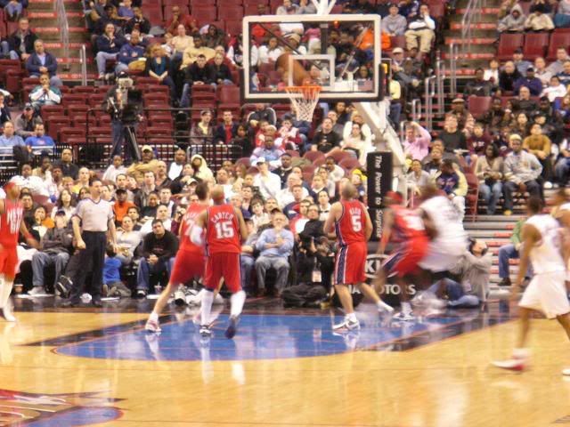 Carter and Kidd watched the Sixers sink many buckets