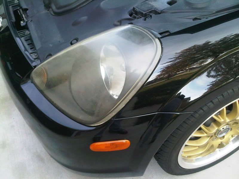 Cheap Headlight Restoration! MR2 SpyderChat
