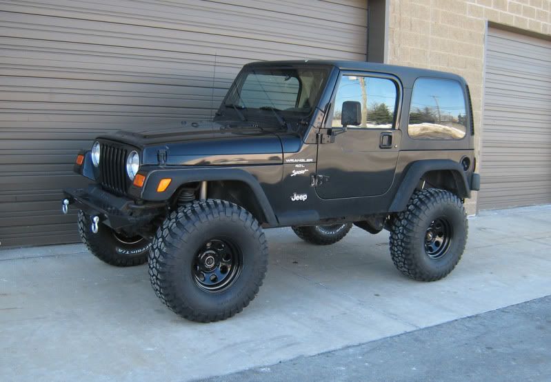 Jeep 4 inch lift 35 inch tires #5