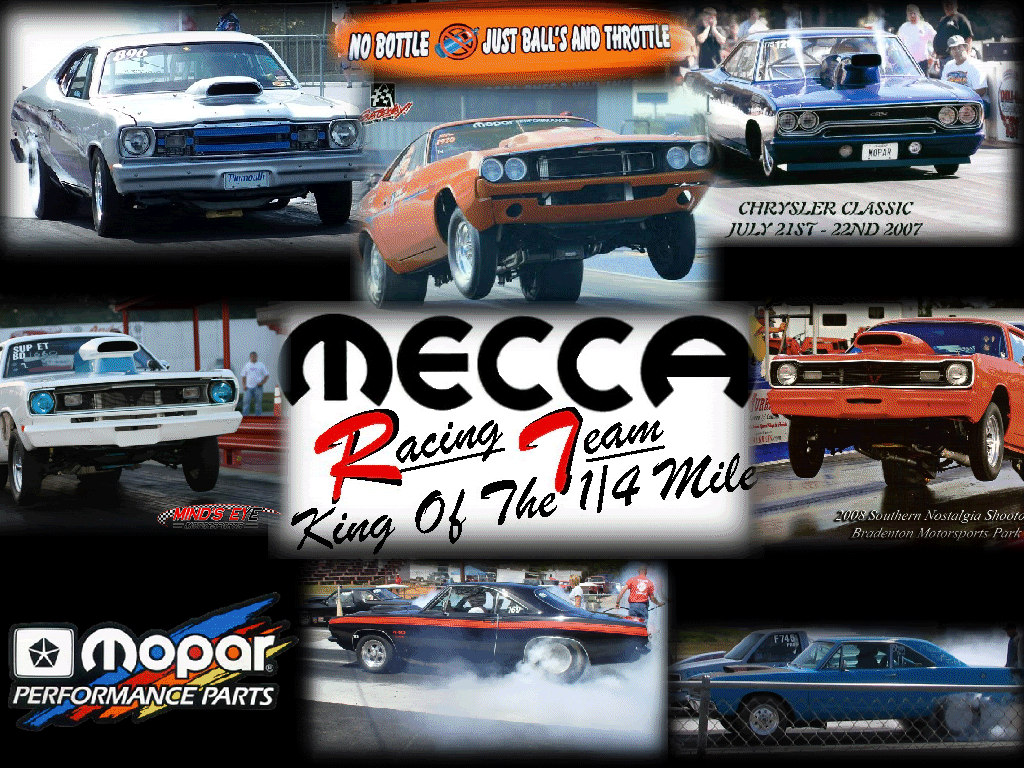MECCA Racing Logo Cars