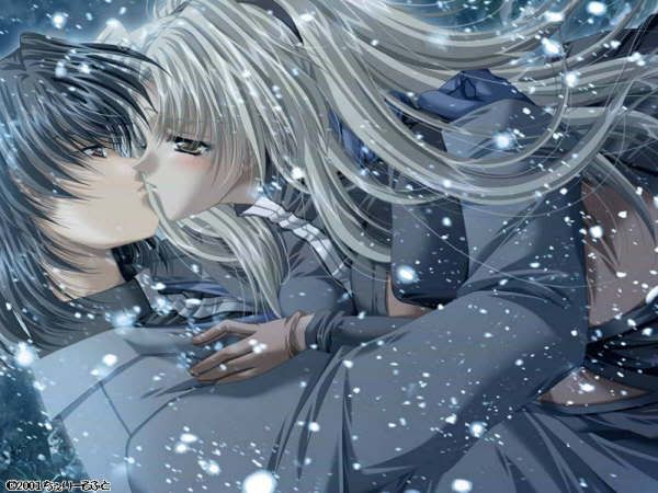 winter kiss Pictures, Images and Photos