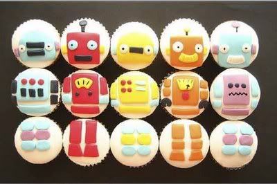 Robot Cupcakes Pictures, Images and Photos