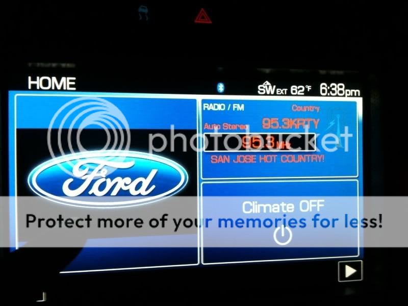 Ford sync screen saver