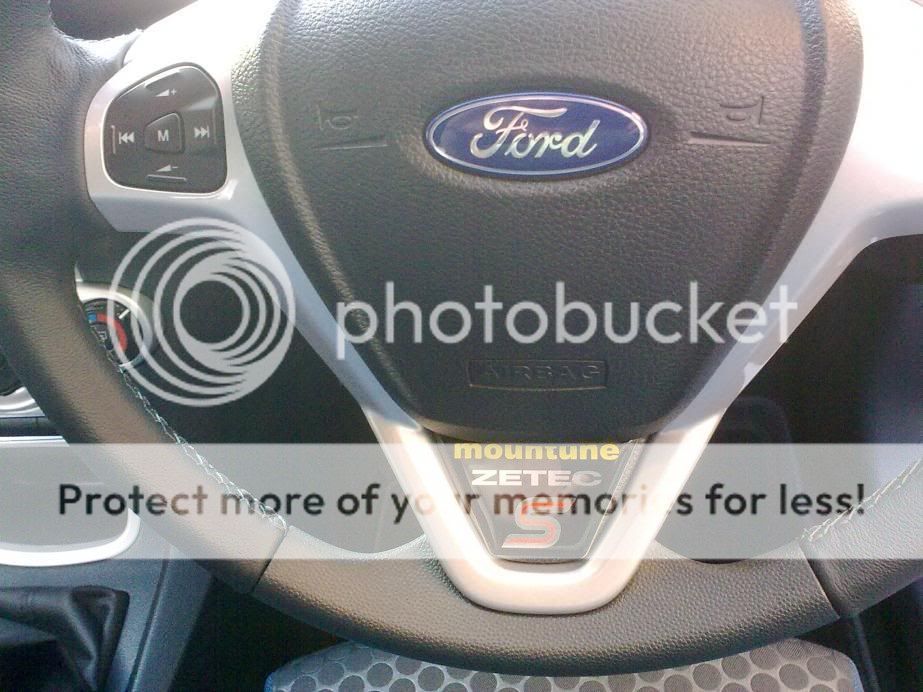 Ford fiesta zetec s steering wheel badge #6