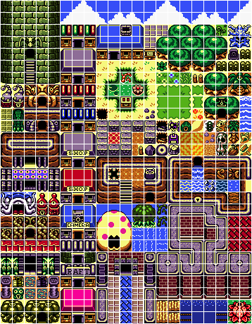 Links Awakening DX Tileset-sets