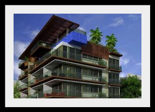 rendering of luxury condos in Mexico