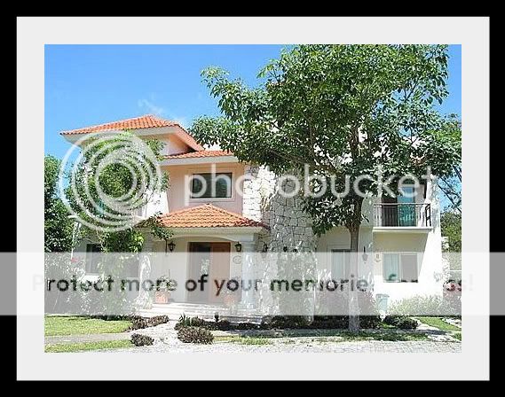 exterior home close to beach in gated community Playa del Carmen