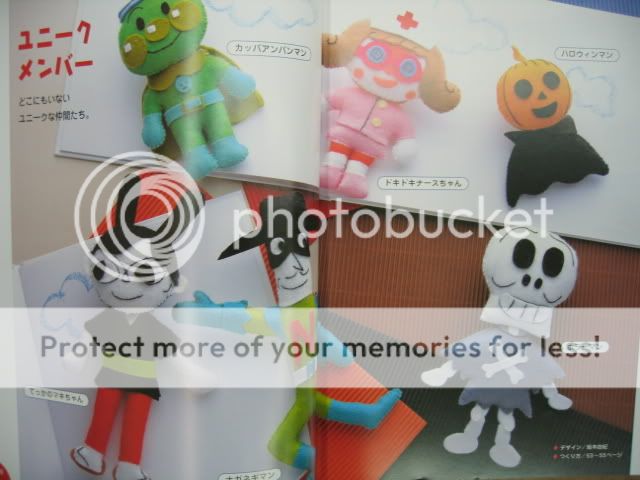 ANPANMAN FELT MASCOTS   Japanese Craft Book  