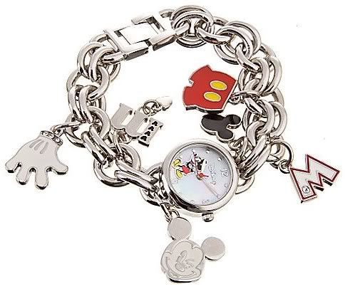 Disney Jewelry MICKEY MOUSE CHARM BRACELET WATCH  