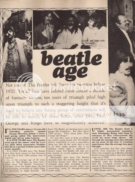 Article sur les Beatles
