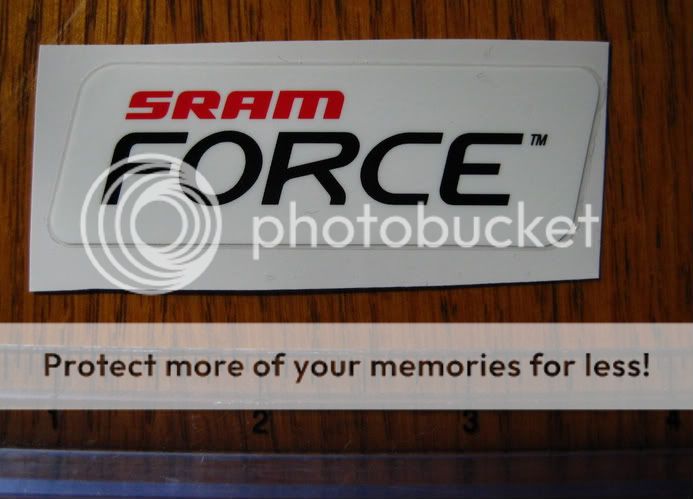 Tiny SRAM RED Mountain Bike Bikes ROAD Shox A STICKER DECAL